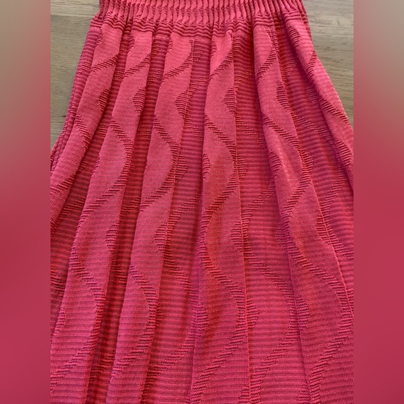 M Missoni Bright Pink-Orange Midi Dress - Picture 6 of 9